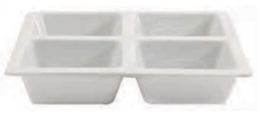 Gracious Dining 1 Piece 4 Part Square Server by Gibson Designs-1
