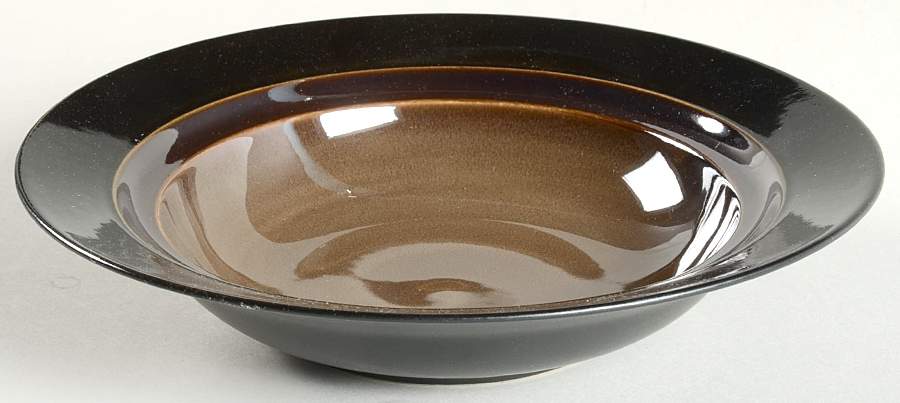 Calypso Court Amber Soup/Cereal Bowl by Gibson Designs-1