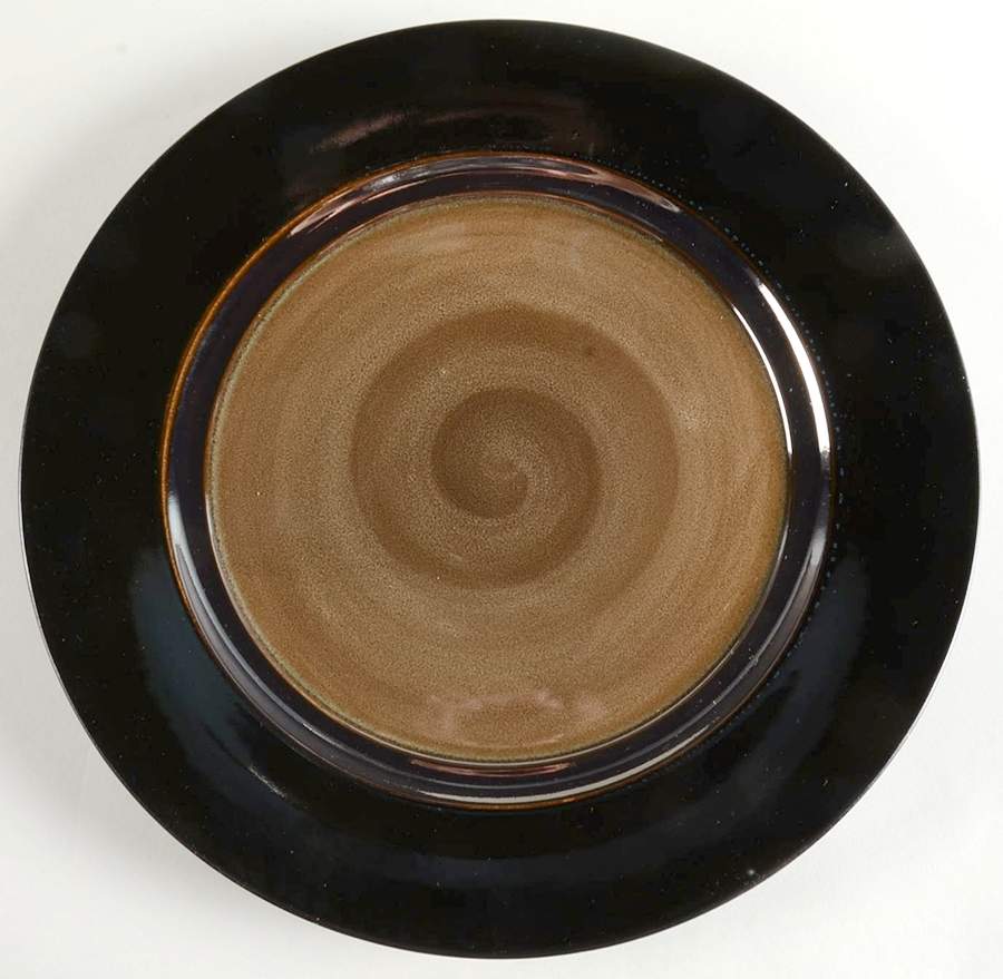 Calypso Court Amber Dinner Plate by Gibson Designs-1