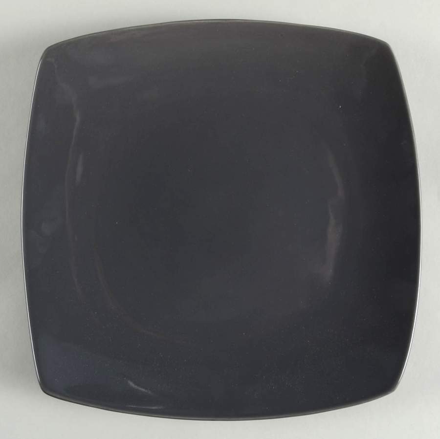 Soho Lounge Solid Gray Dinner Plate by Gibson Designs-1