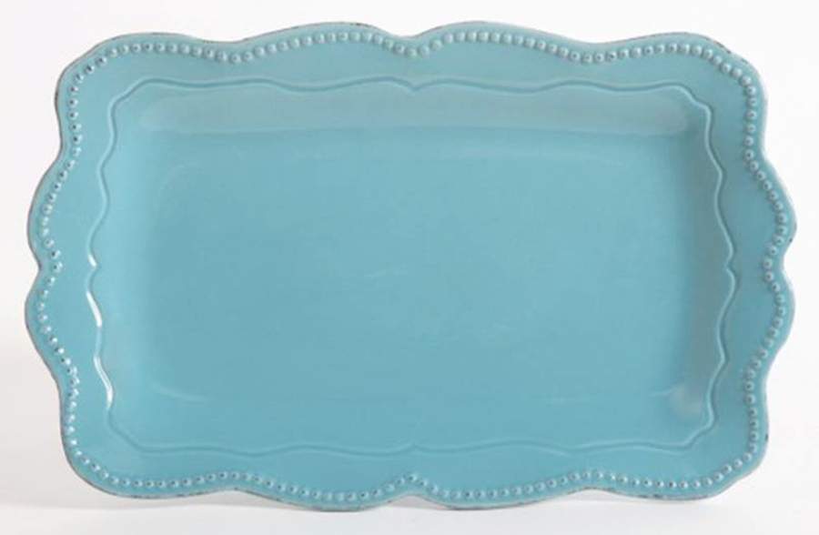 Rosolina 14" Rectangular Serving Platter by Gibson Designs-1