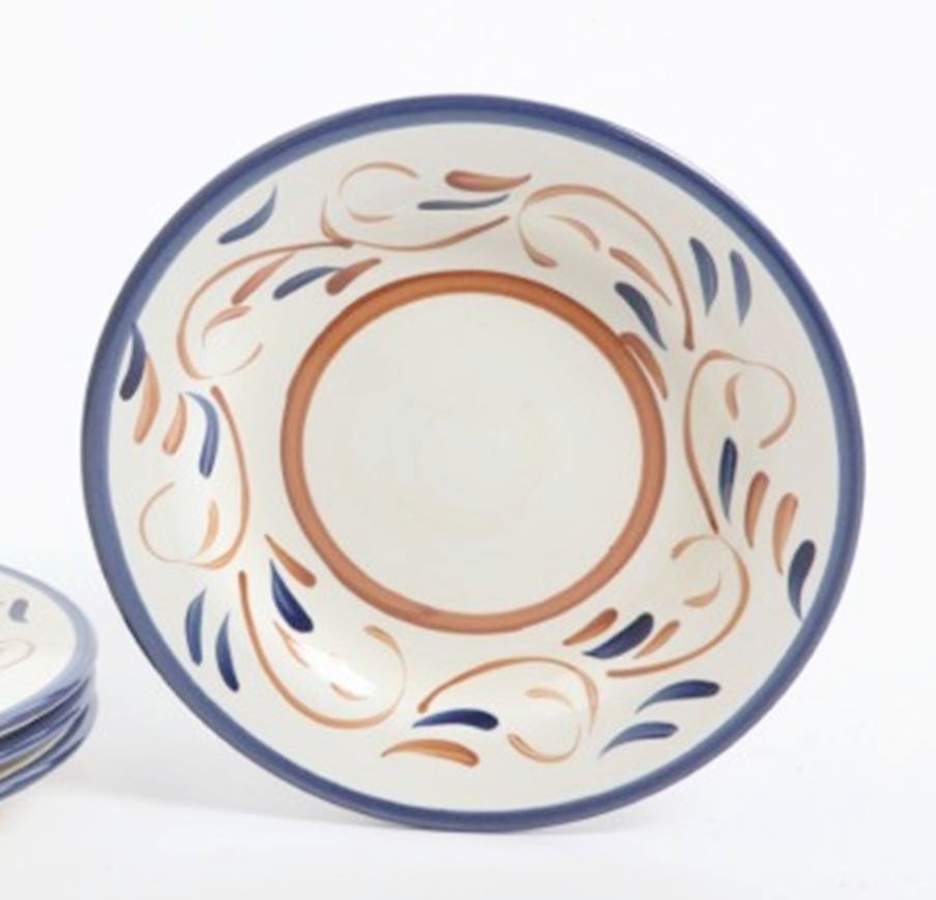 Shades Festive Salad Plate by Gibson Designs-1