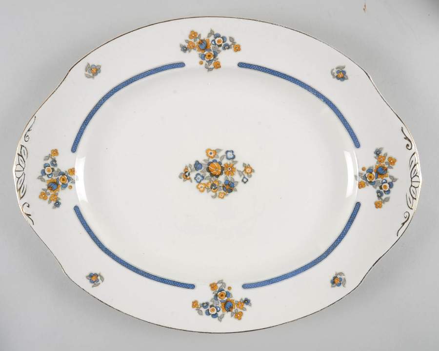 GRI438 14" Oval Serving Platter by Grindley-1