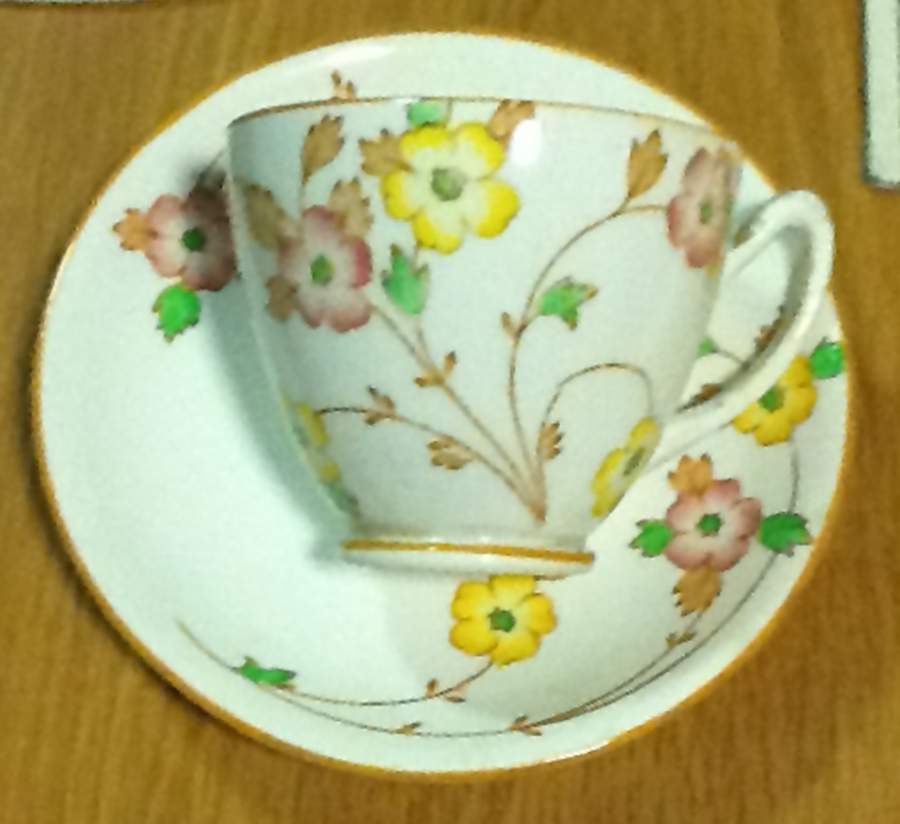 GLD62 Footed Cup & Saucer Set by Gladstone-1