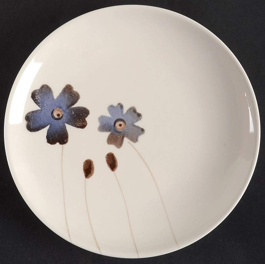 Ohara Blue Salad Plate by Gibson Designs-1