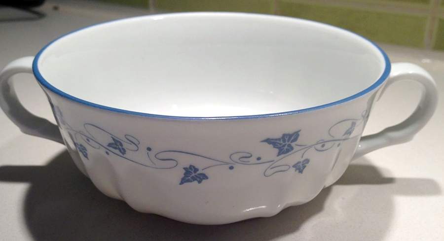 GIN327 Flat Cream Soup Bowl by Ginori 1735-1
