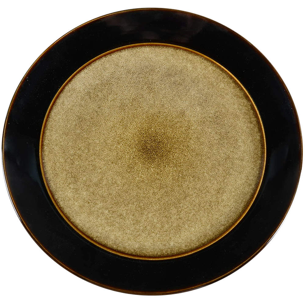 Bella Galleria Taupe Dinner Plate by Gibson Designs-1