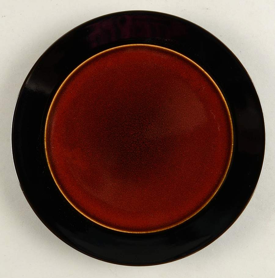 Bella Galleria Red Salad Plate by Gibson Designs-1