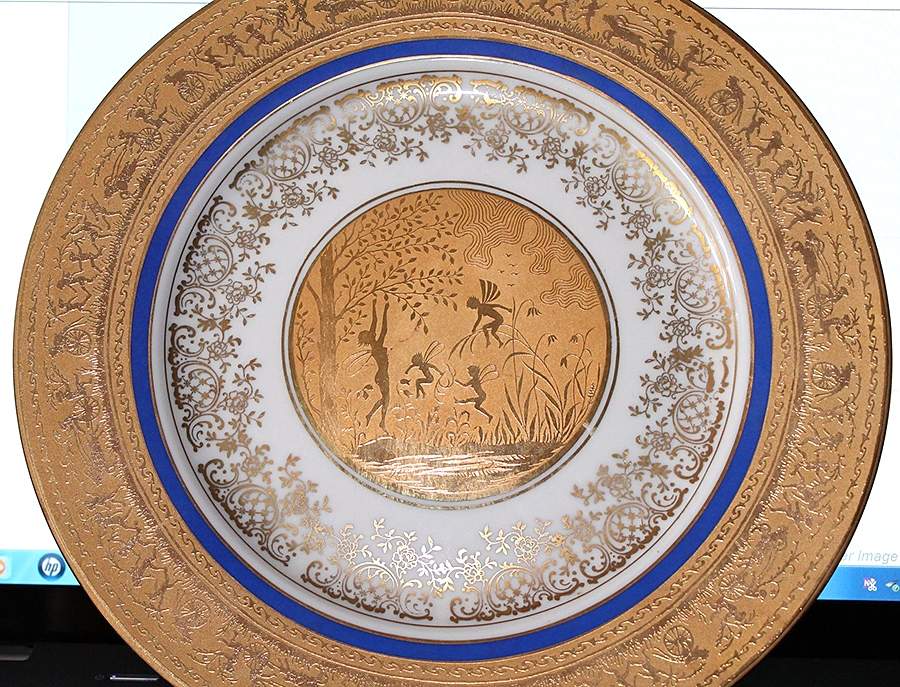 4709 Service Plate (Charger) by Gloria Porcelain-1