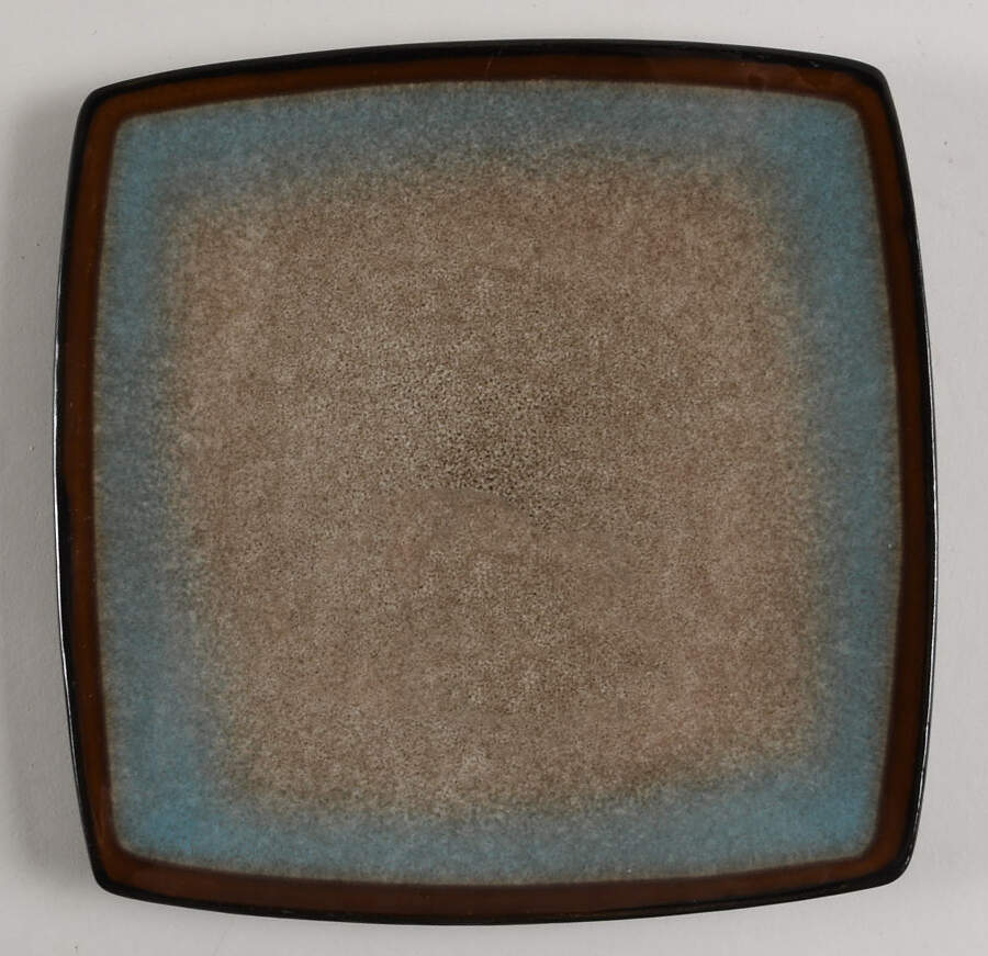 Tequesta Square Green Square Salad Plate by Gibson Designs-1