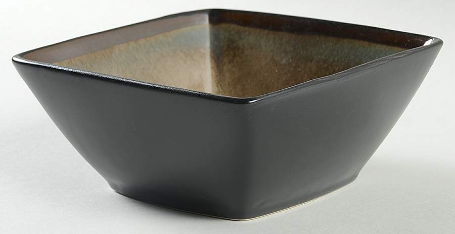 Tequesta Square Taupe Soup/Cereal Bowl by Gibson Designs-1