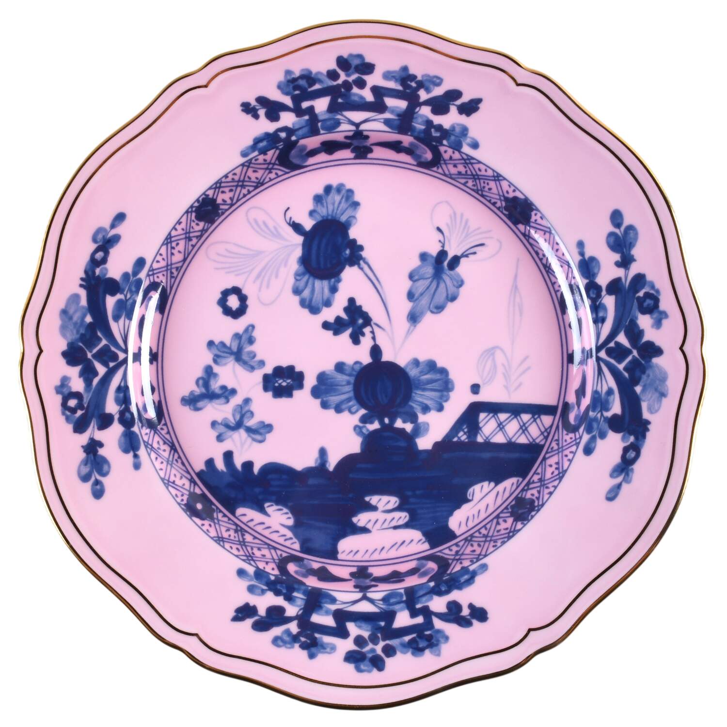 Oriente Italiano Azalea (Pink) Dinner Plate by Ginori 1735-1