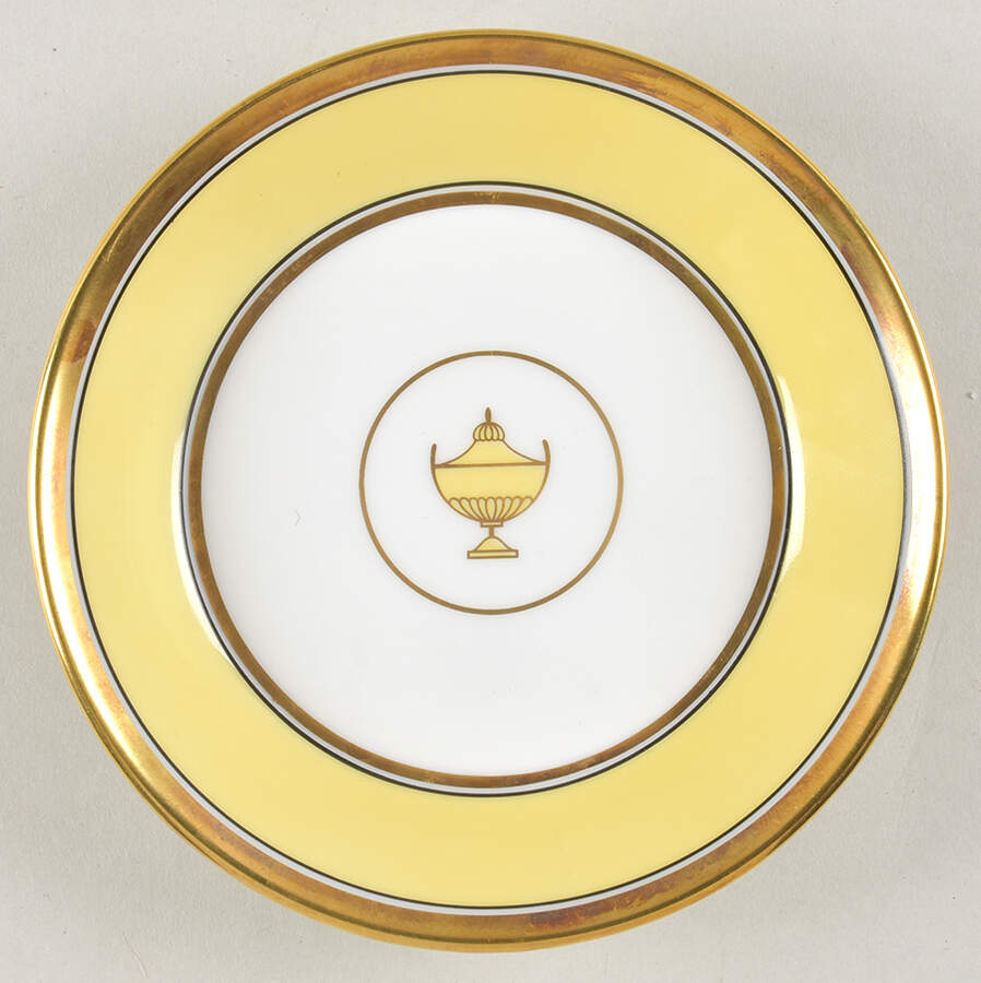 Contessa Citrino (Citron) Saucer by Ginori 1735-1