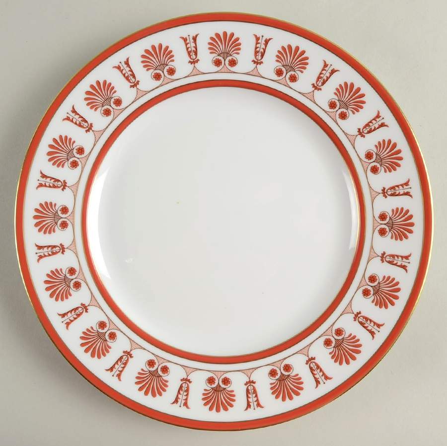 Palmette Scarlatto (Red) Dinner Plate by Ginori 1735-1
