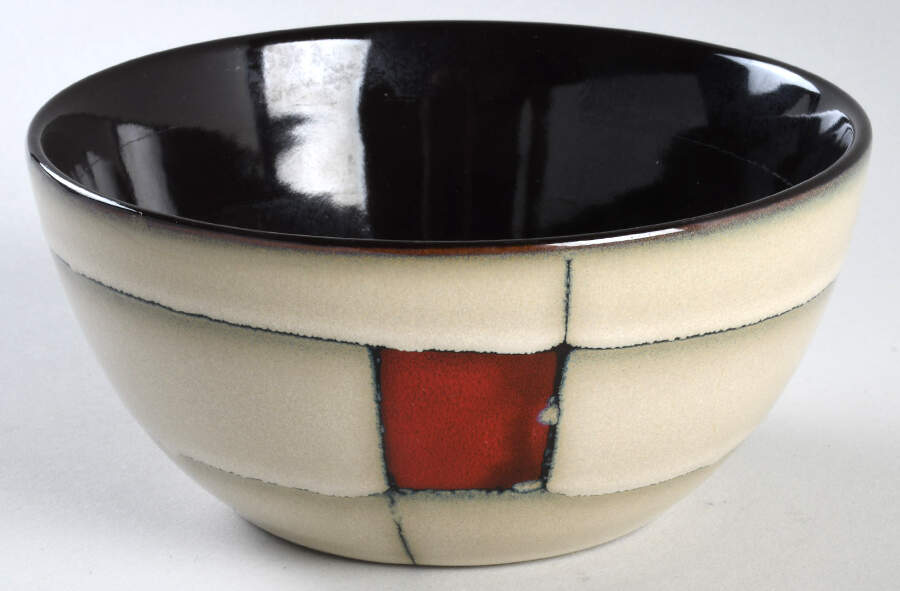 Azeal Taupe Soup/Cereal Bowl by Gibson Designs-1