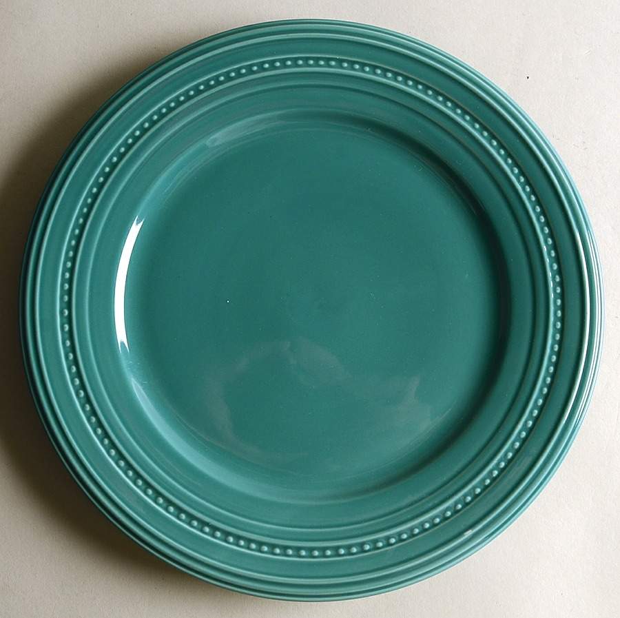 Barberware Turquoise (Round) Dinner Plate by Gibson Designs-1