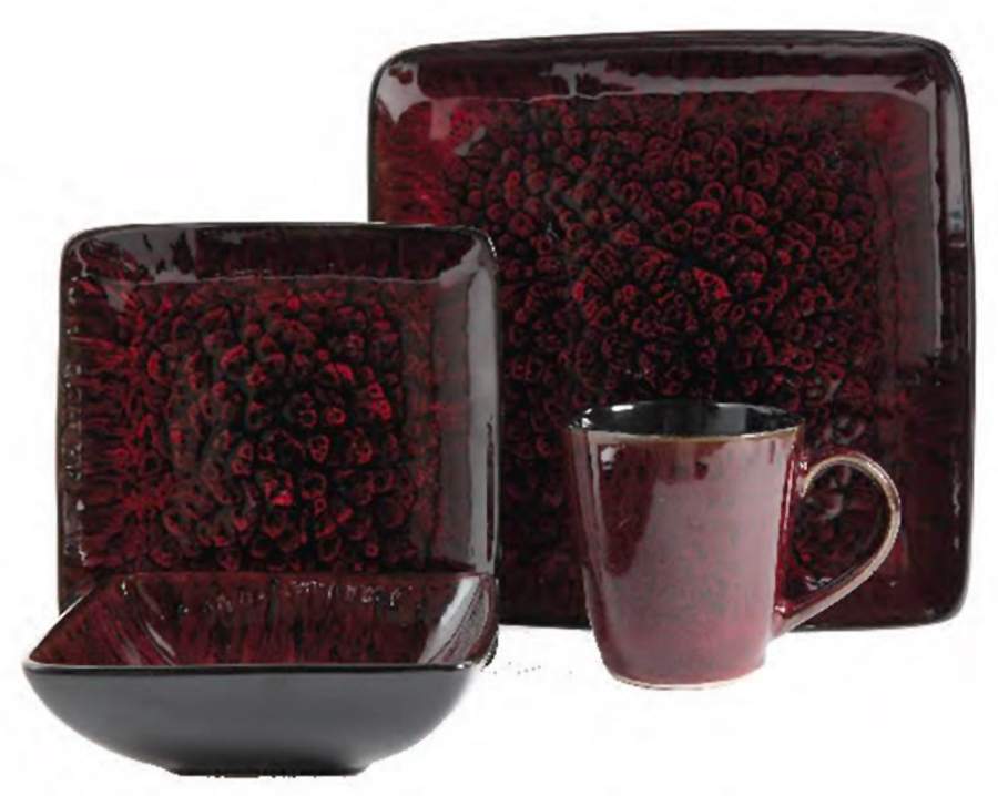 Bella Nights Dinner Plate by Gibson Designs-1