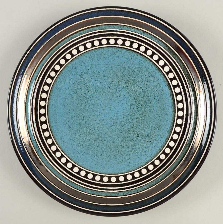 Cafe Versailles Blue Salad Plate by Gibson Designs-1