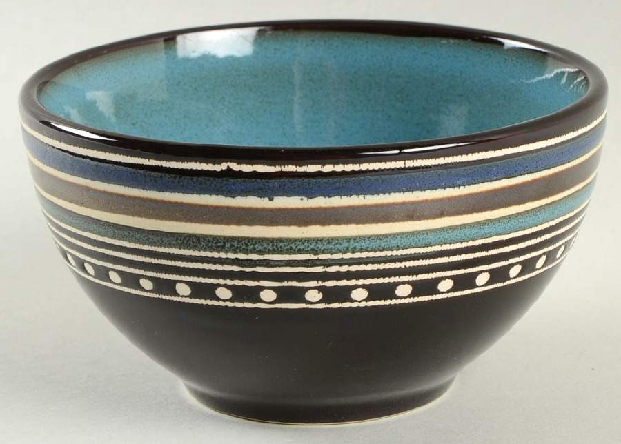 Cafe Versailles Blue Fruit/Dessert (Sauce) Bowl by Gibson Designs-1