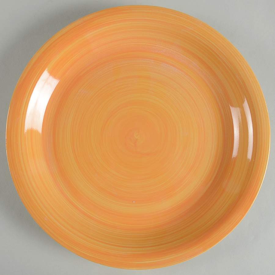 Color Vibes (Off White Body) Dinner Plate by Gibson Designs-1