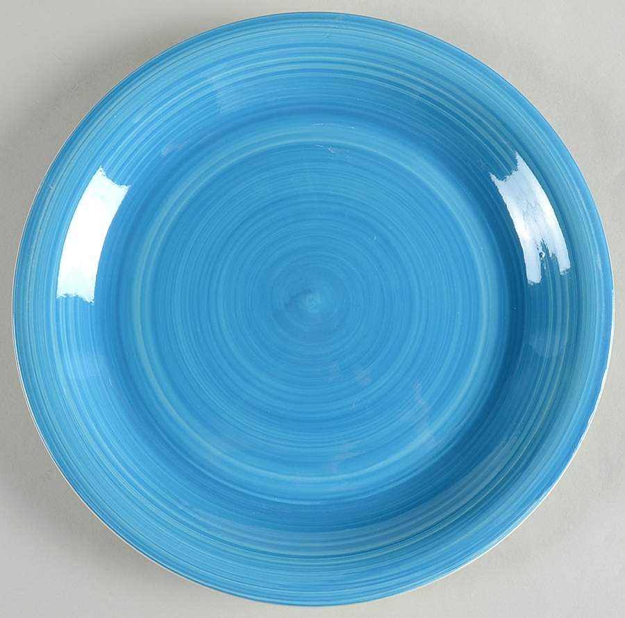 Color Vibes (Off White Body) Dinner Plate by Gibson Designs-1