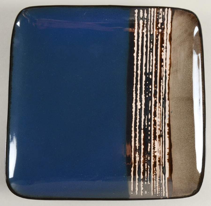 Contempo Cove Blue Salad Plate by Gibson Designs-1
