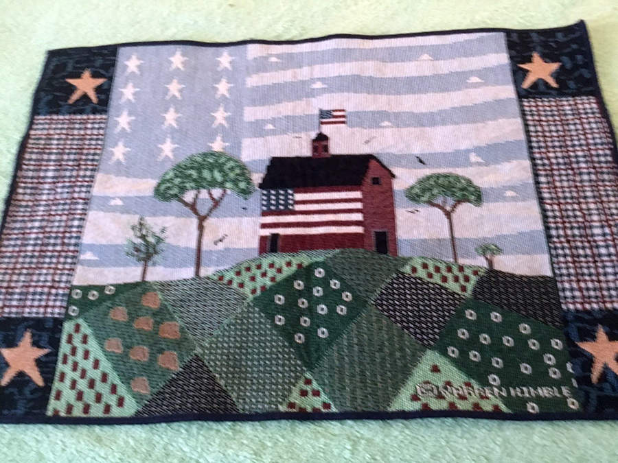 America The Beautiful Cloth Placemat by Sakura-1
