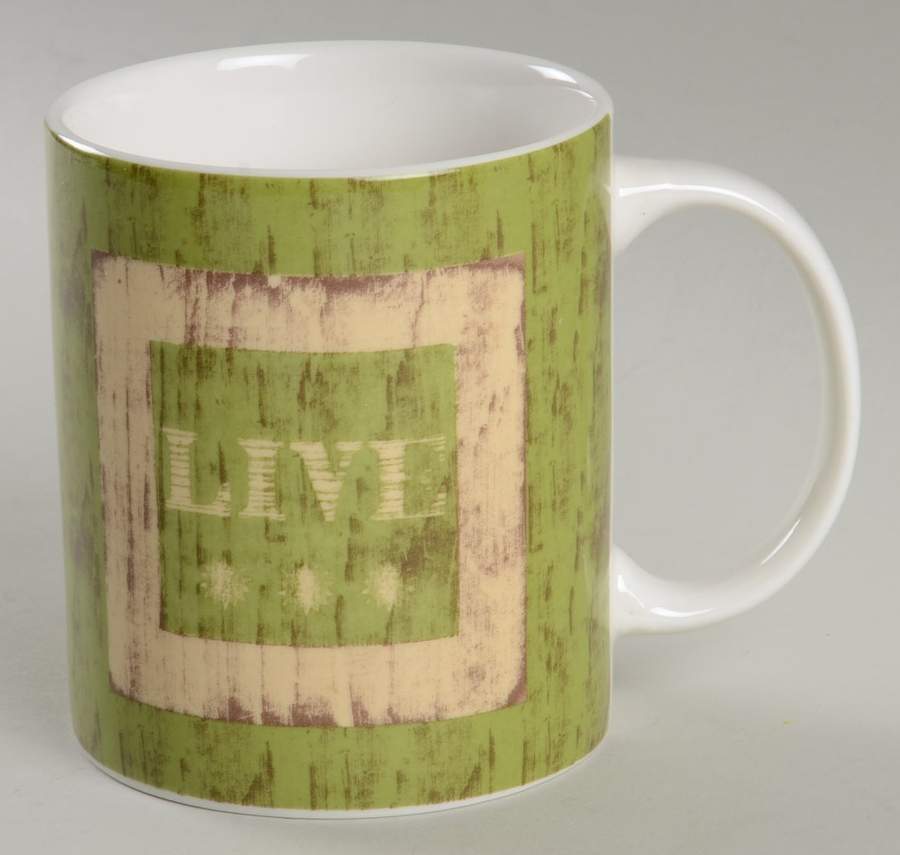 Dream Laugh Live Love Mug by Gibson Designs-1