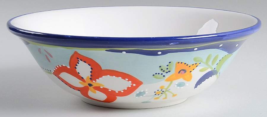 Fiore Olivetti 10" Round Vegetable Bowl by Gibson Designs-1