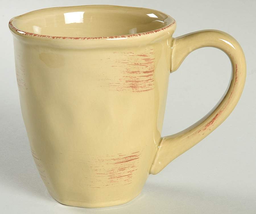 Hammered Shades Camel Beige Mug by Gibson Designs-1