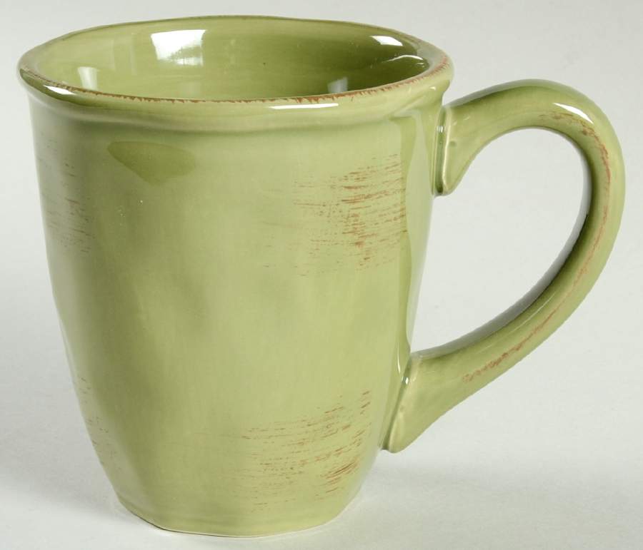 Hammered Shades Sage Green Mug by Gibson Designs-1