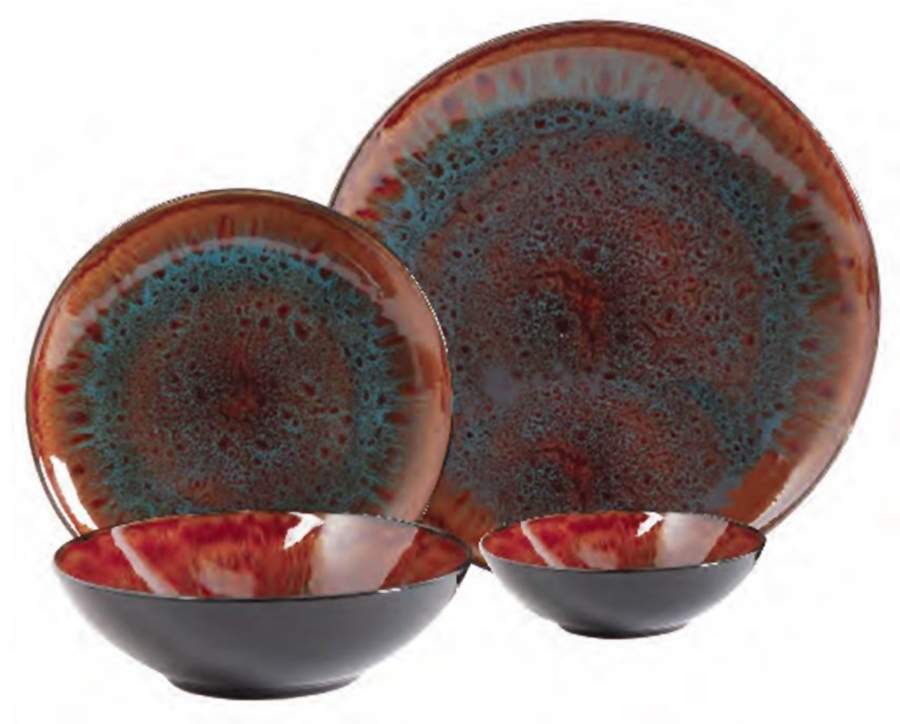 Kioto Dinner Plate by Gibson Designs-1