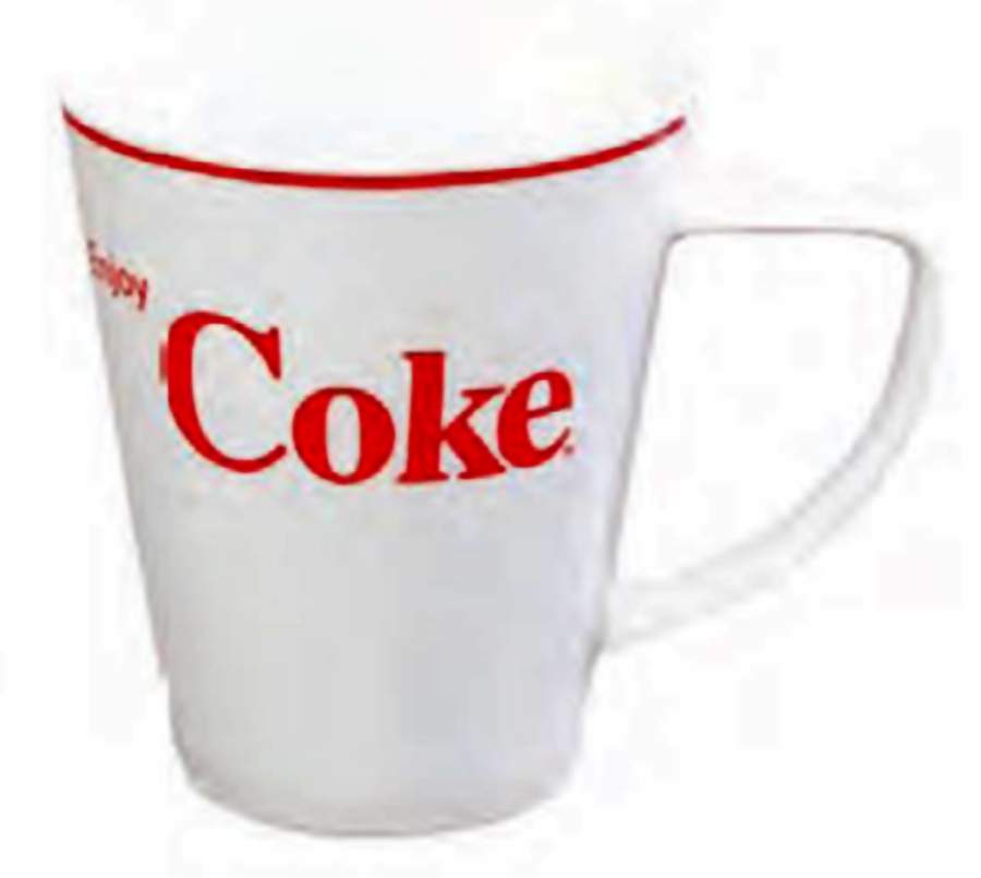 Red and White Mug by Gibson Designs-1