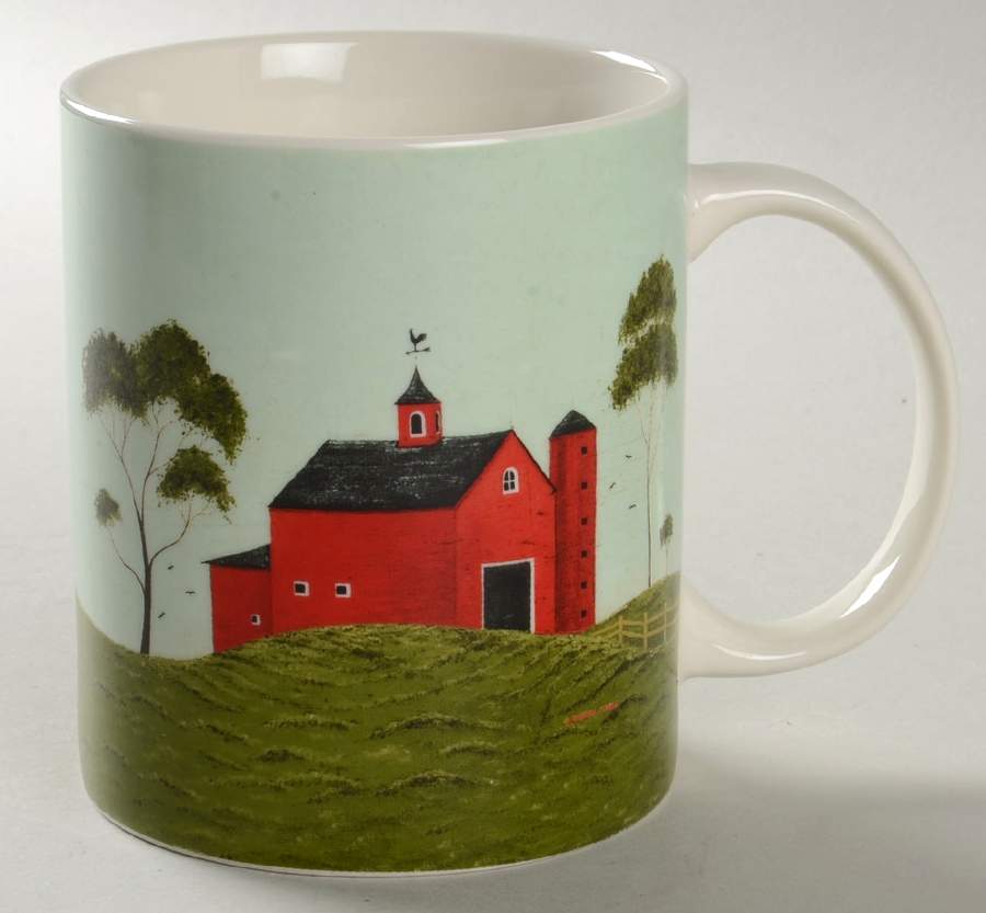 Red Barn Mug by Gibson Designs-1