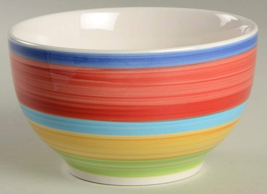 Santillana Red Soup/Cereal Bowl by Gibson Designs-1