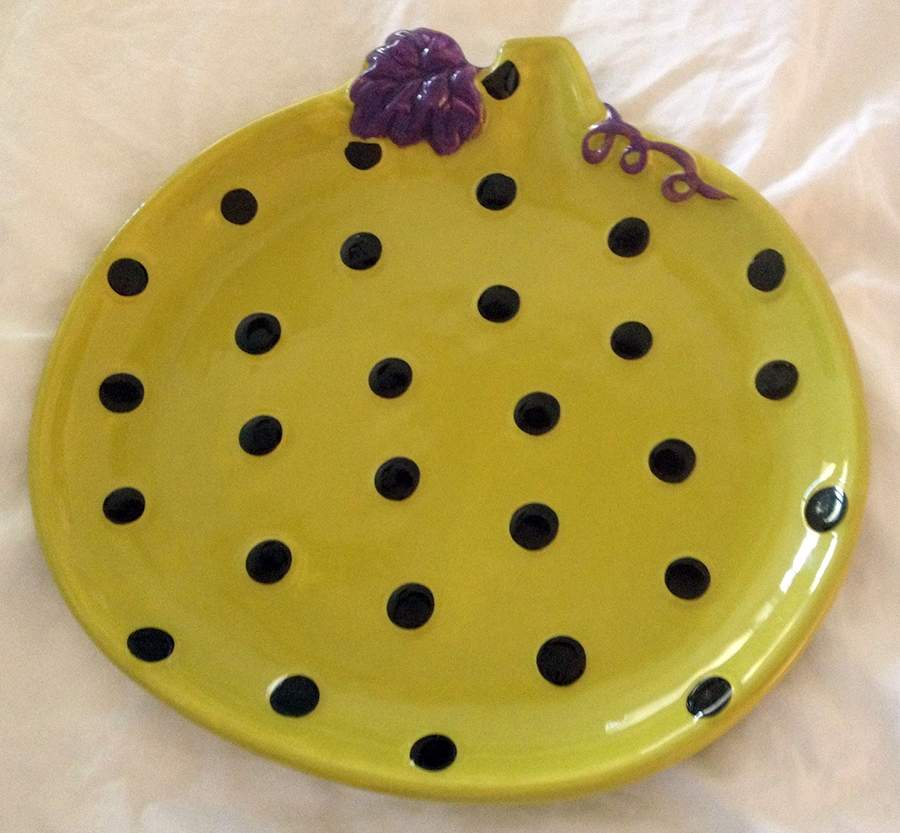 Pumpkin Patch Salad Plate by Grasslands Road-1