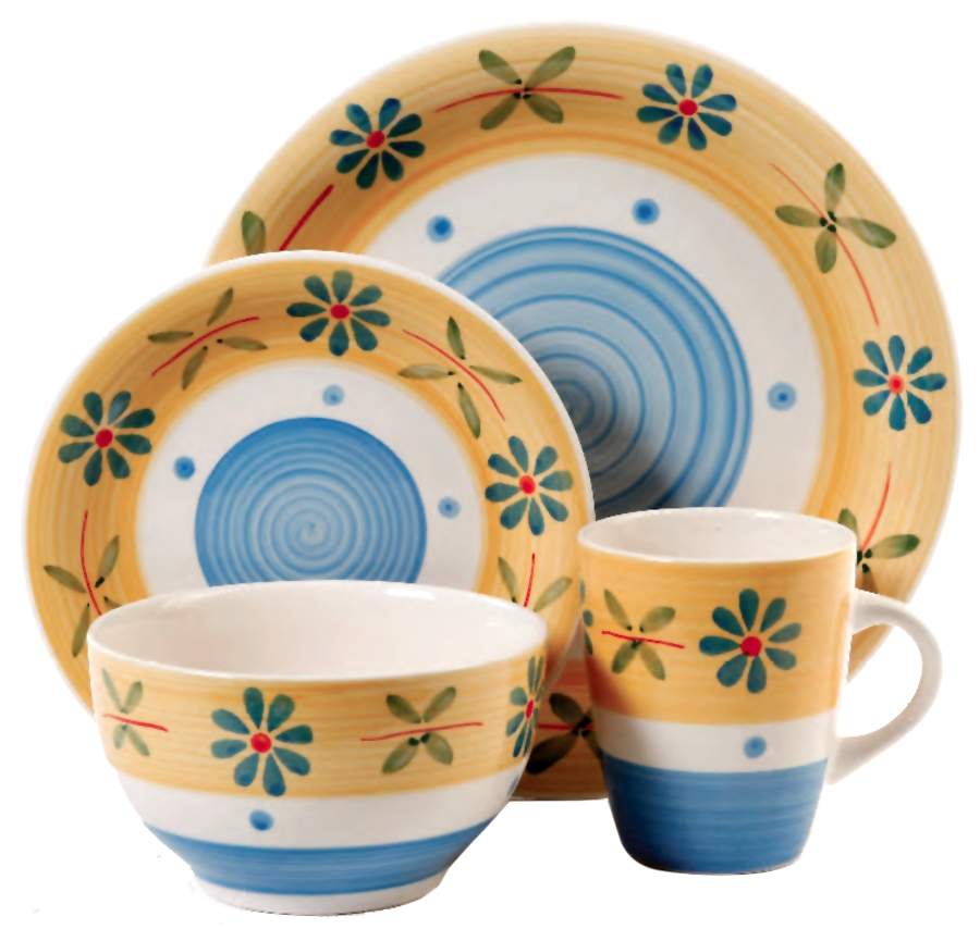 Sunny Garden Dinner Plate by Gibson Designs-1