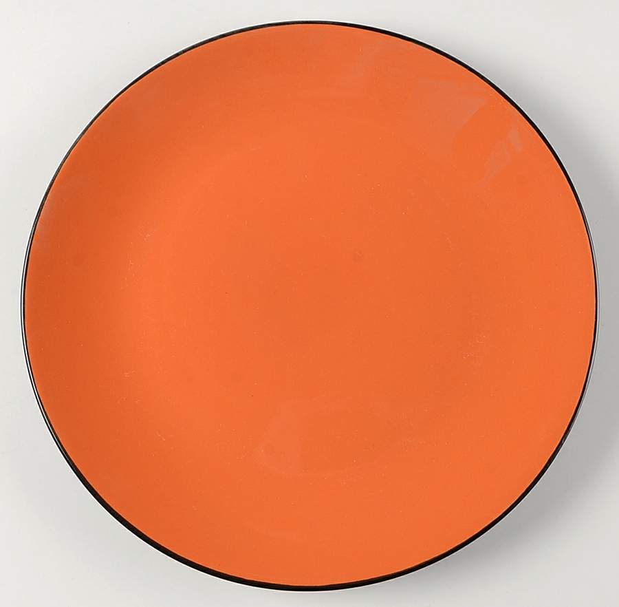 Vivendi Orange Dinner Plate by Gibson Designs-1