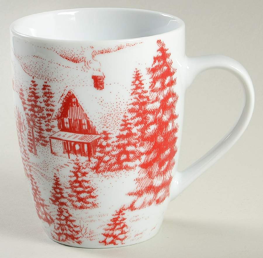 Winter Cottage (Winter Village) Mug by Gibson Designs-1