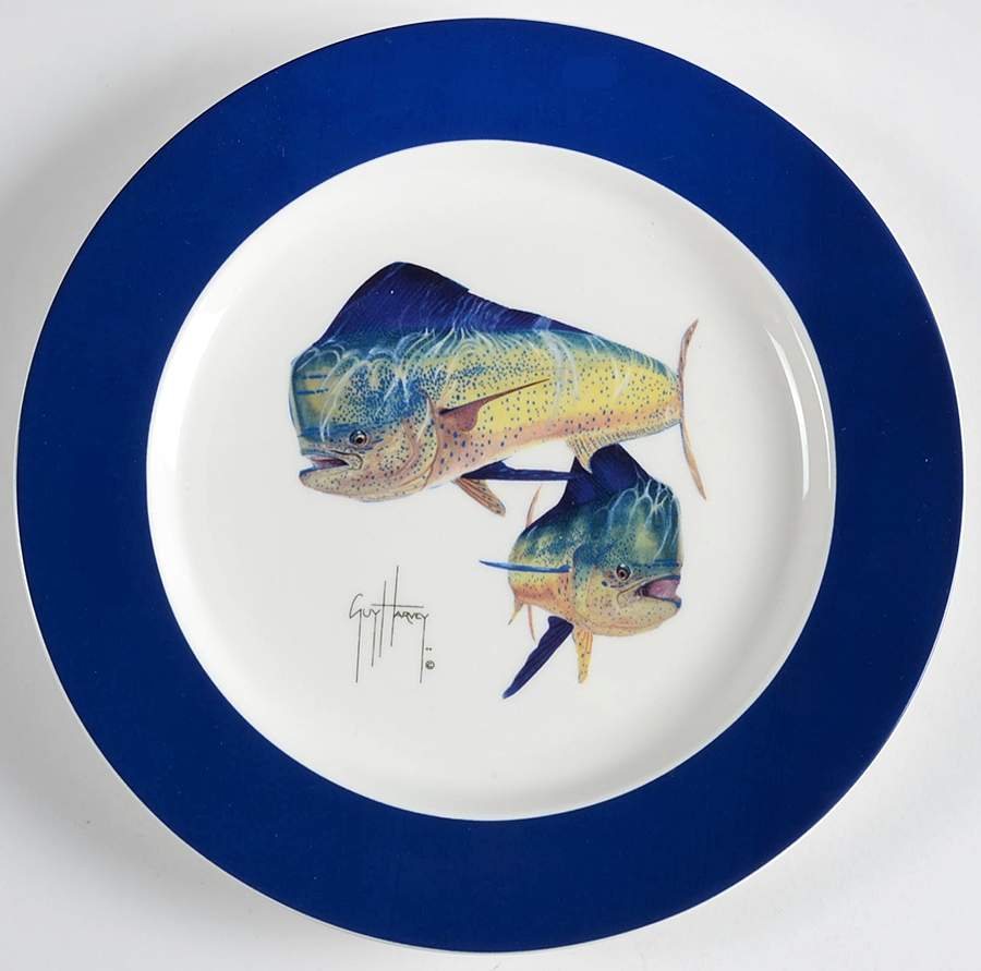 GUA1 Salad Plate by Guy Harvey-1