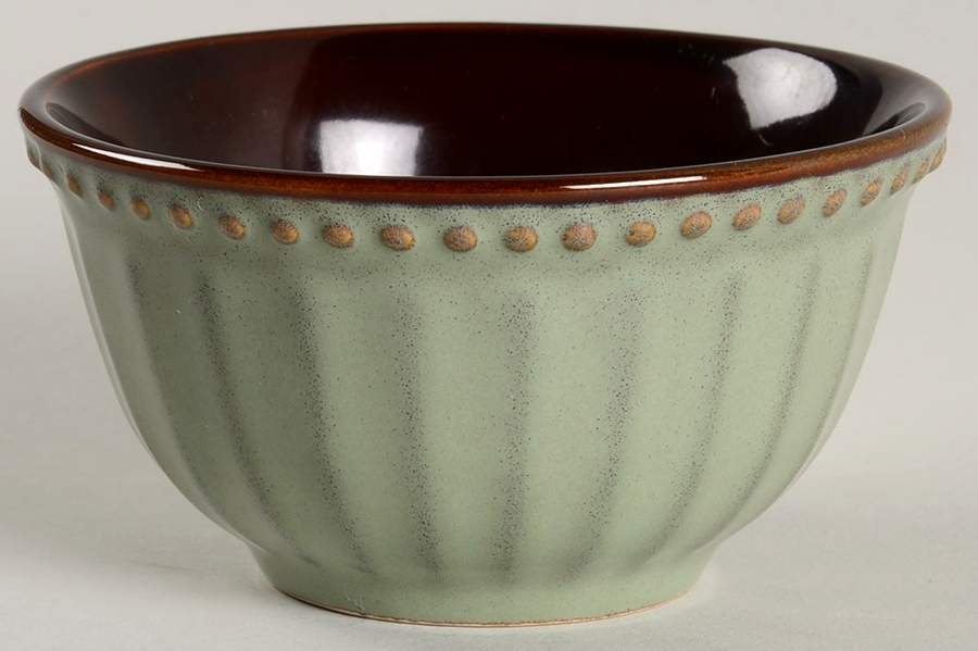Braedon Green Fruit/Dessert (Sauce) Bowl by Gibson Designs-1