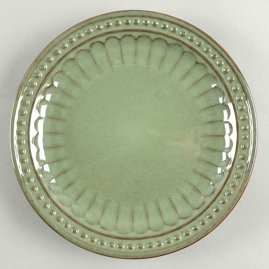 Braedon Green Salad Plate by Gibson Designs-1