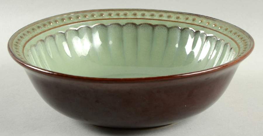Braedon Green Soup/Cereal Bowl by Gibson Designs-1