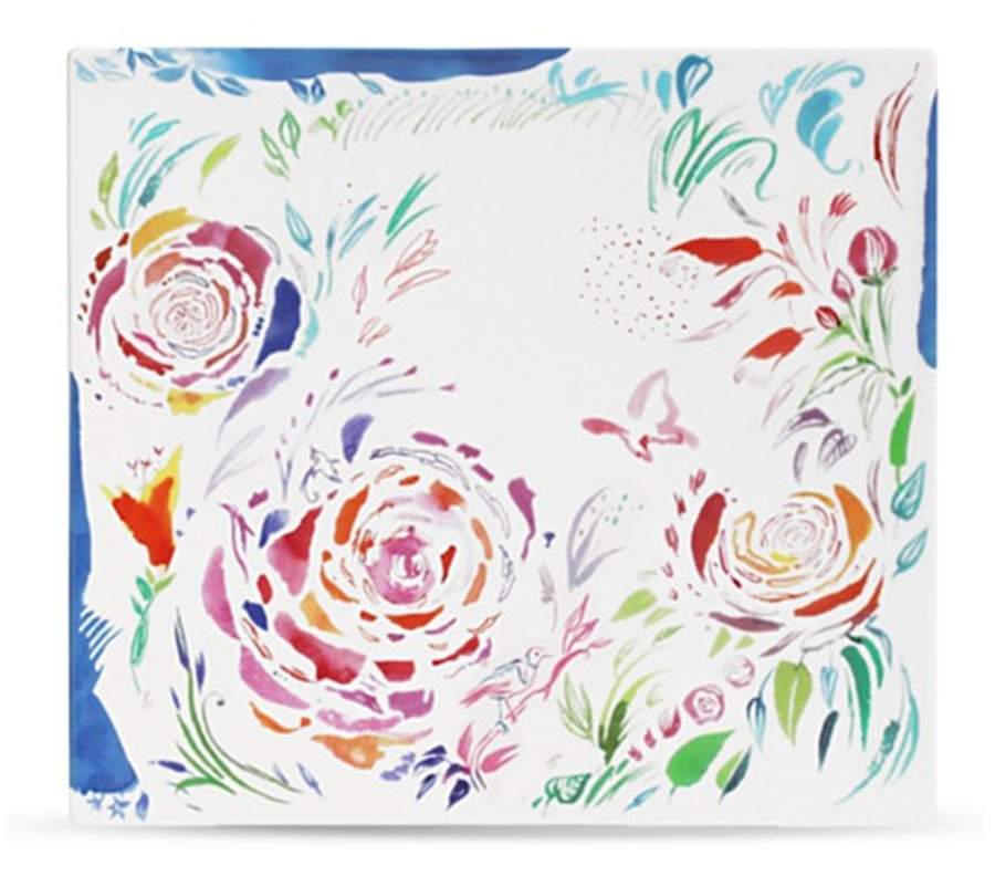 Passion 6" Square Platter by Faiencerie De Gien-1