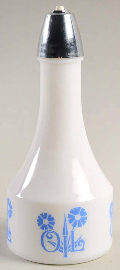 Delft Flower Oil Cruet/Shaker with Plastic Lid by Gemco-1