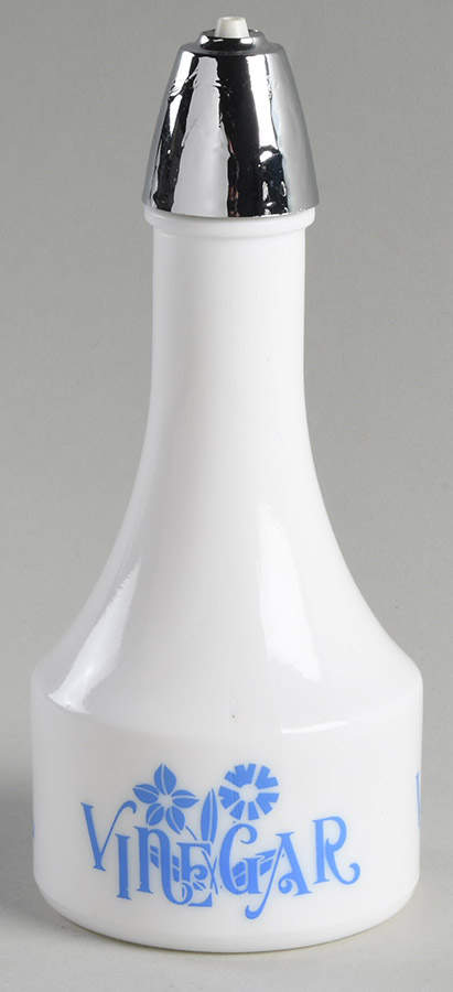 Delft Flower Vinegar Cruet/Shaker with Plastic Lid by Gemco-1