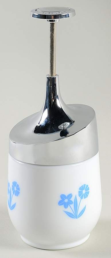 Delft Flower Glassware Food Chopper by Gemco-1