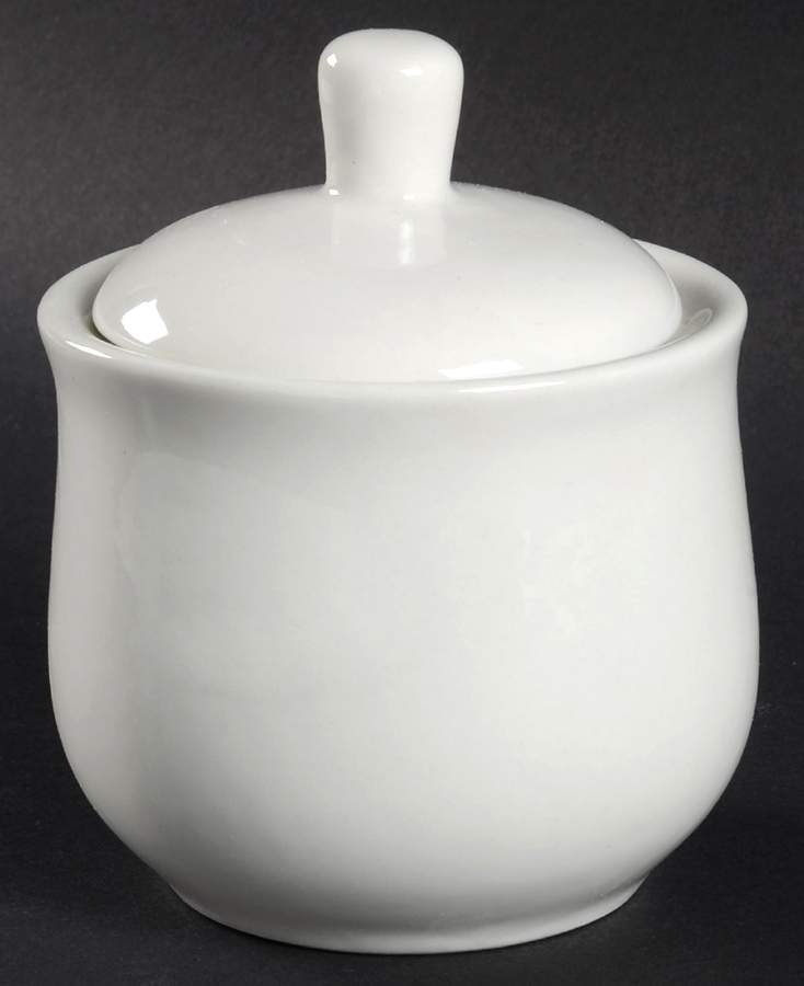 Ivory Buffetware Sugar Bowl & Lid by Gibson Designs-1