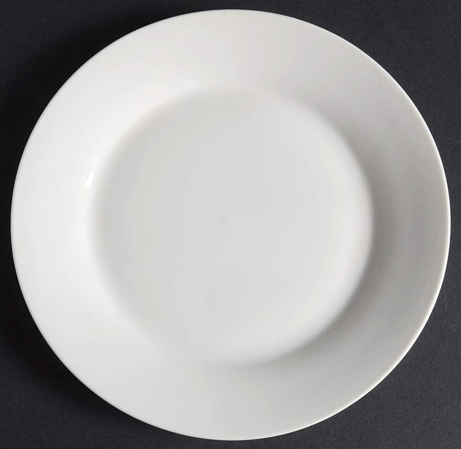 Ivory Buffetware Salad/Dessert Plate by Gibson Designs-1