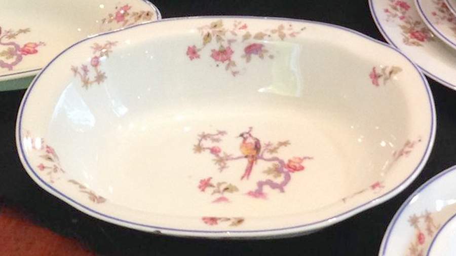 GRR21 9" Oval Vegetable Bowl by Granger-Limoges-1